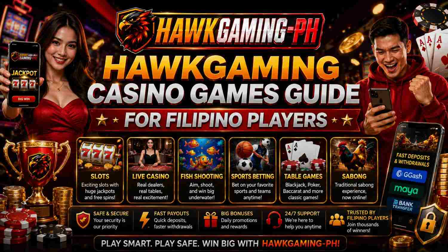 HawkGaming Casino Games Guide for Filipino Players