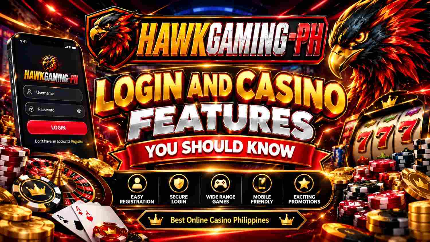 HawkGaming Login and Casino Features You Should Know